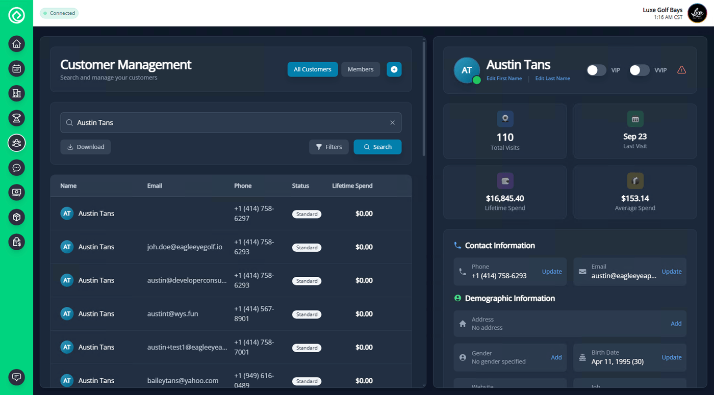 EagleEye Customer Profile
